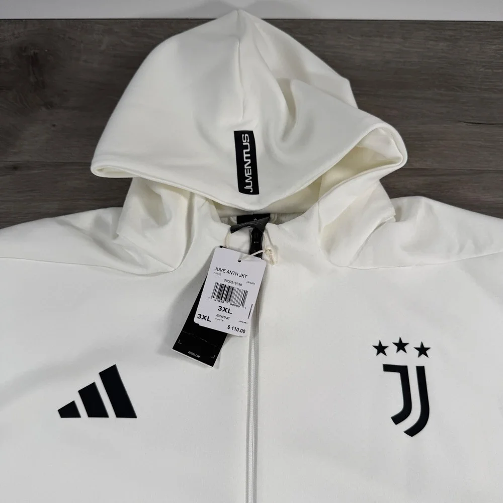 Adidas Juventus Jacket Turin ZNE White Anthem Size 3XL NWT JM9461 XXXL